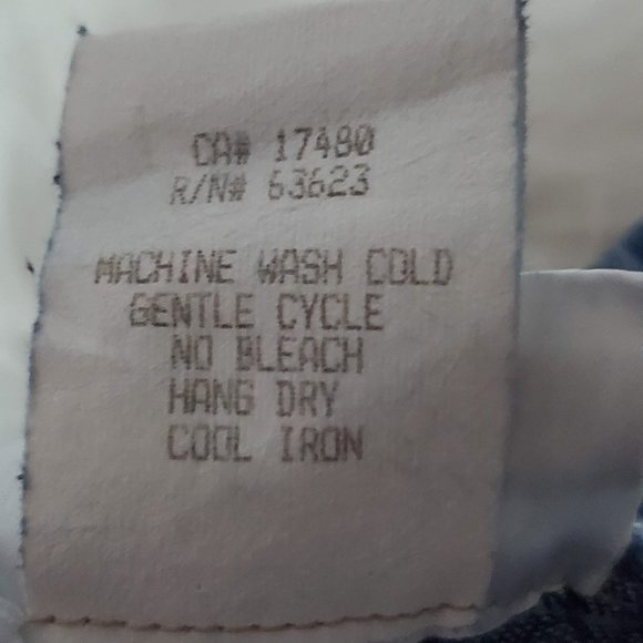 Vintage 90s Saint Germain High Rise Jeans with Embroidered Flower, S - Picture 4 of 5